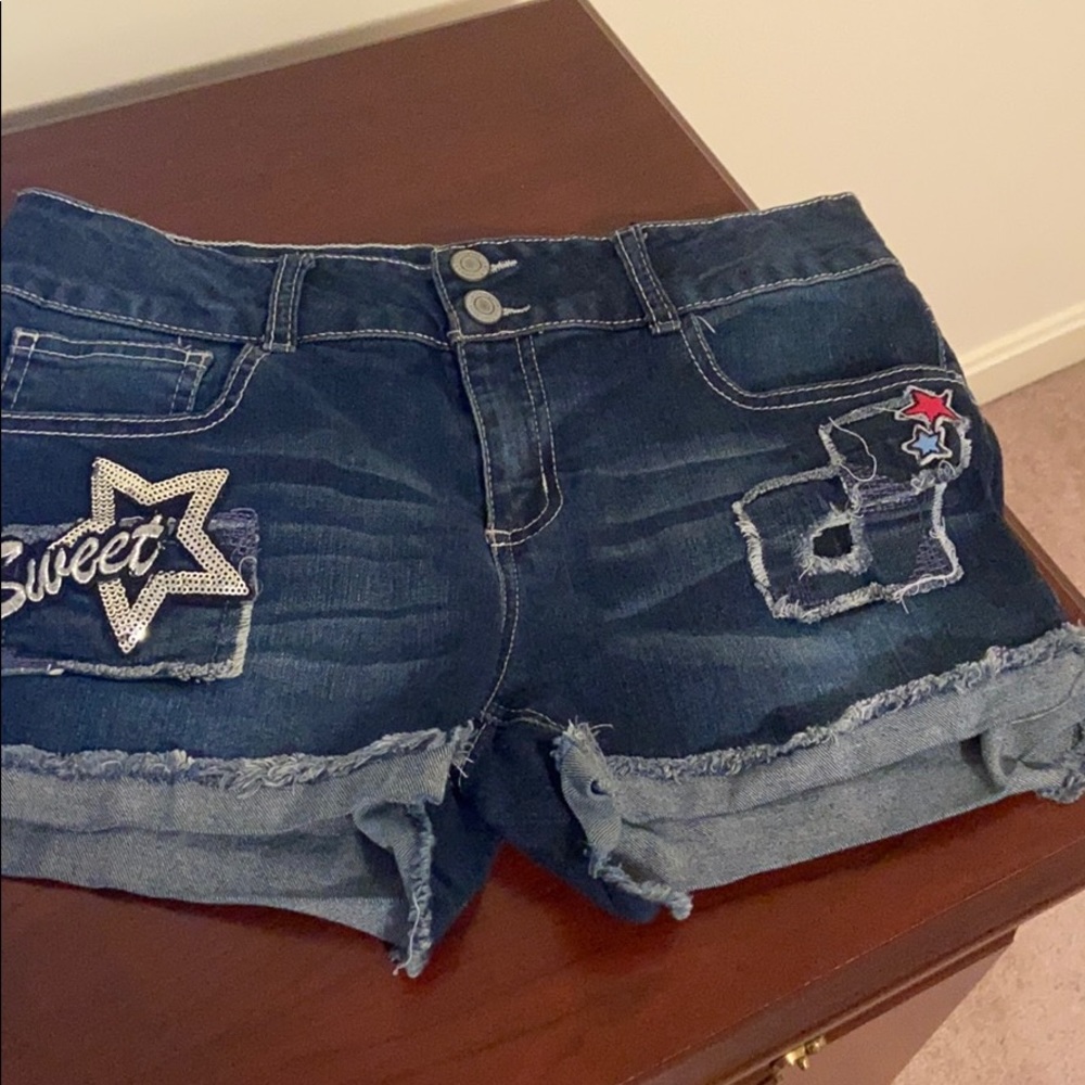 Girls denim shorts